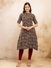 Paisley Printed Pure Cotton Ethnic A-Line Kurta