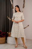 Traditional Print A-line Office Wear Kurti
