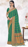 Divine Green Color Fancy Silk Saree