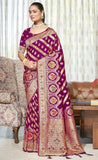 Soulful Purple Color Fancy Silk Saree