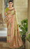 Charming Light Green Heavy Silk Saree
