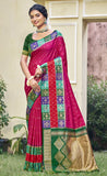 Blissful Rani Color Soft Silk Saree