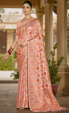 Appealing Light Pink Color Soft Silk Saree