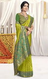 Attractive Light Green Color Soft Silk Saree