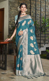 Beloved Sea Green Color Cotton Saree