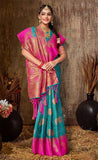 Beloved Sea Green Color Silk Saree