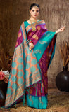 Beloved Purple Color Silk Saree