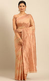 Majestic Beige Color Cotton Saree