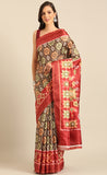 Mesmerizing Olive Green Color Cotton Saree